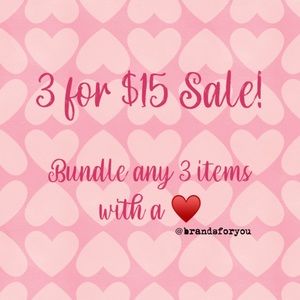 ♥️ 3/$15 SALE ♥️